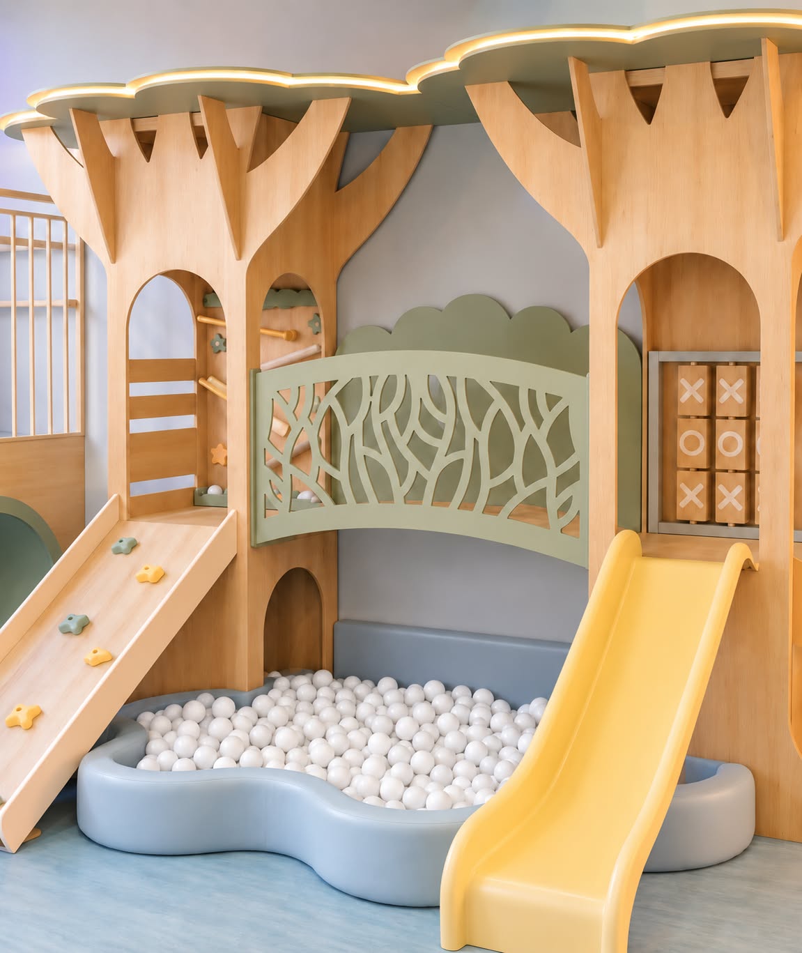 The Woodland Canopy Playscape · Architectural Playscape