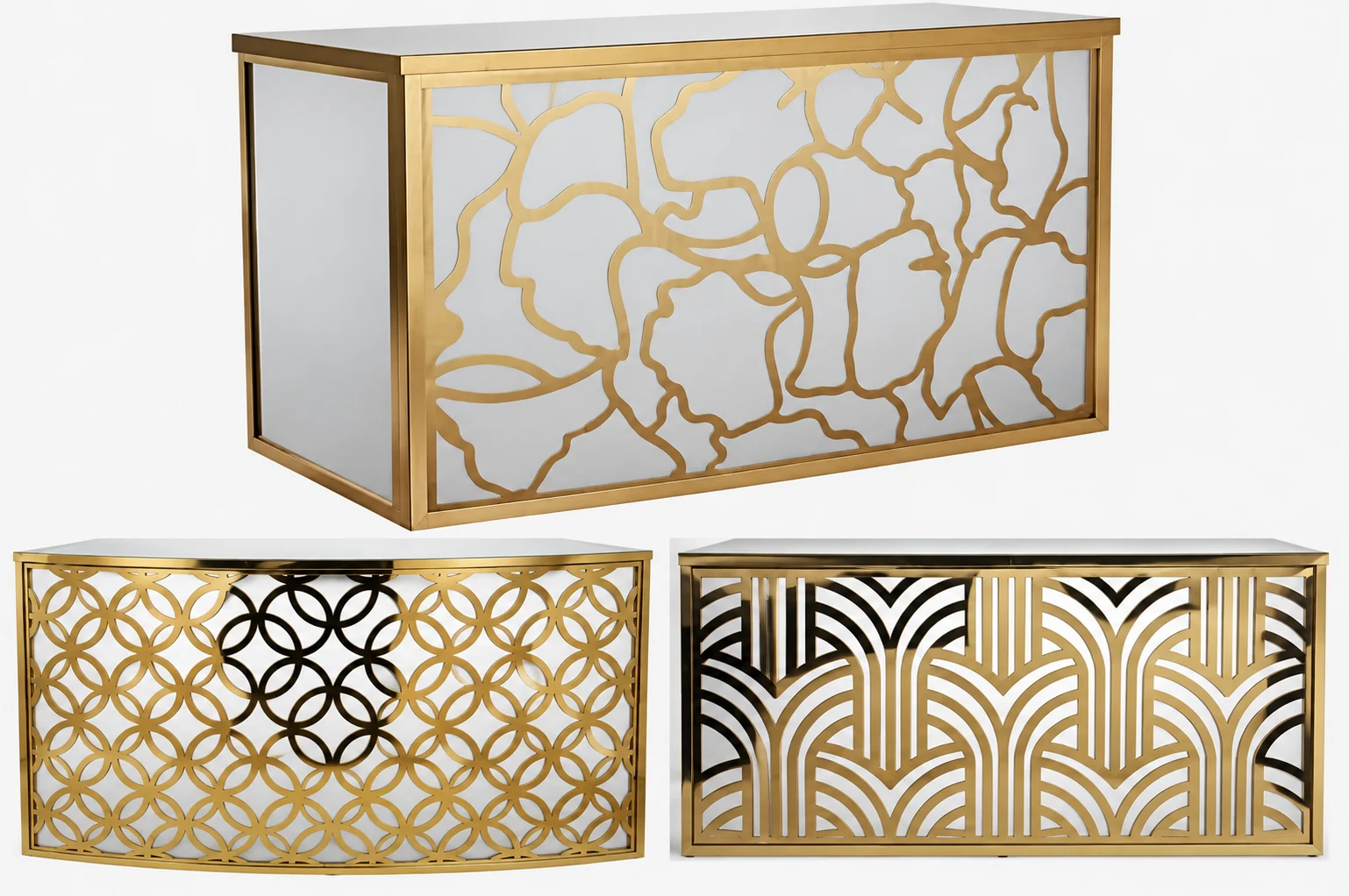 A decorative bar with a portable brief