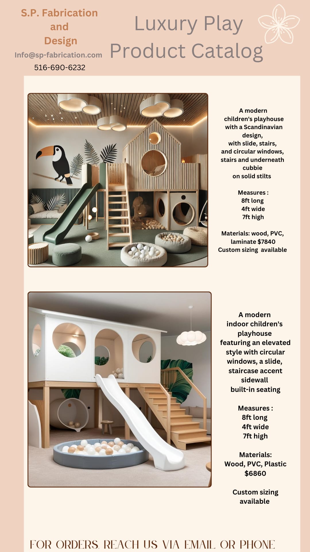 Luxury Children's Furniture Built to Last Catalog Sheet #3