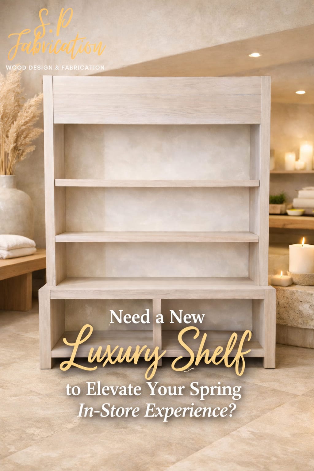 Lunar Product Display Shelf